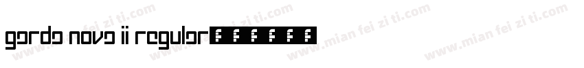 Garda Nova II Regular字体转换